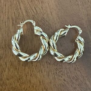 Uncommon James braided hoop earrings